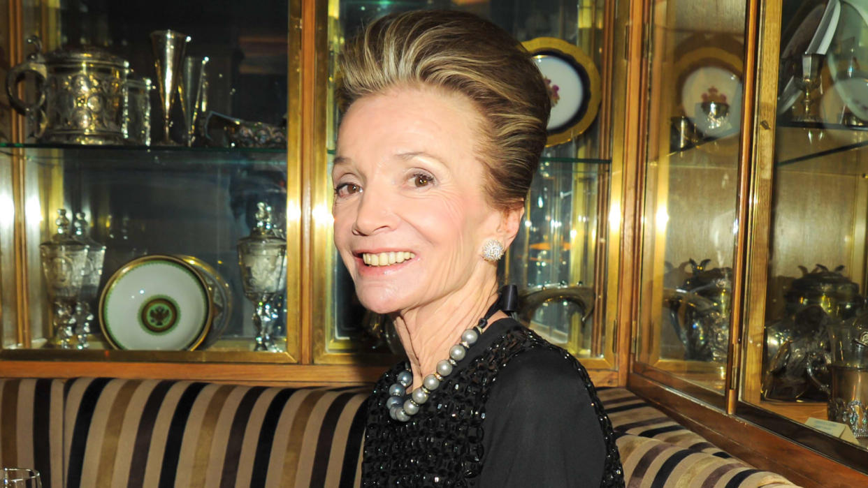 Mandatory Credit: Photo by Neil Rasmus/BFA/REX/Shutterstock (5721253cs)Lee RadziwillT Magazine dinner for Lee Radziwill, Paris, France - 28 Feb 2013.