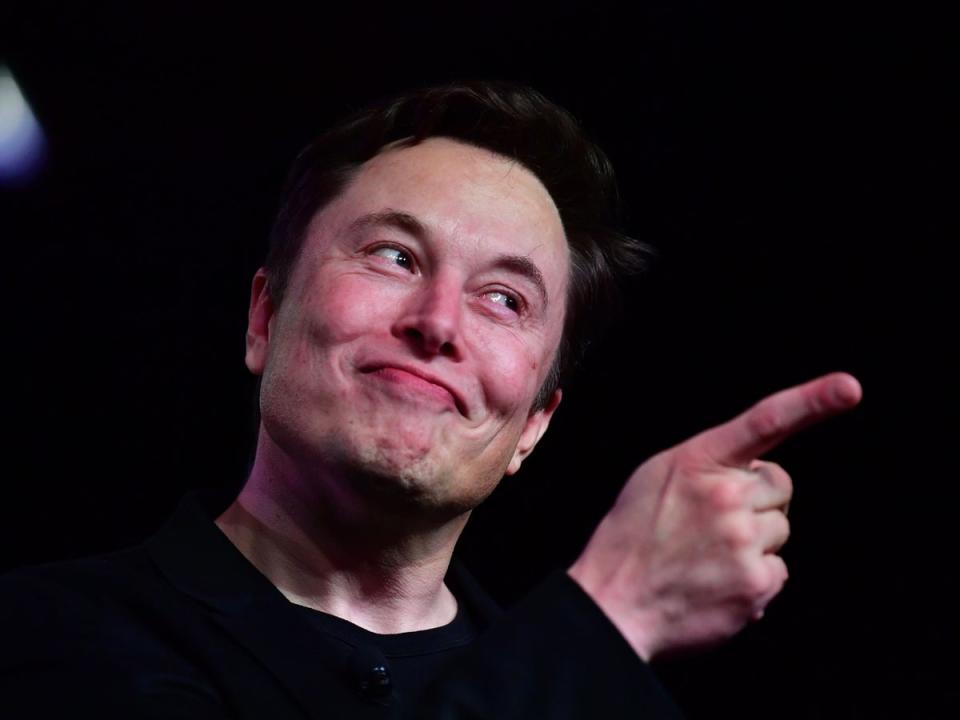 Elon Musk is ‘trolling’ some celebrities by paying for their Twitter Blue subscription (AFP via Getty Images)