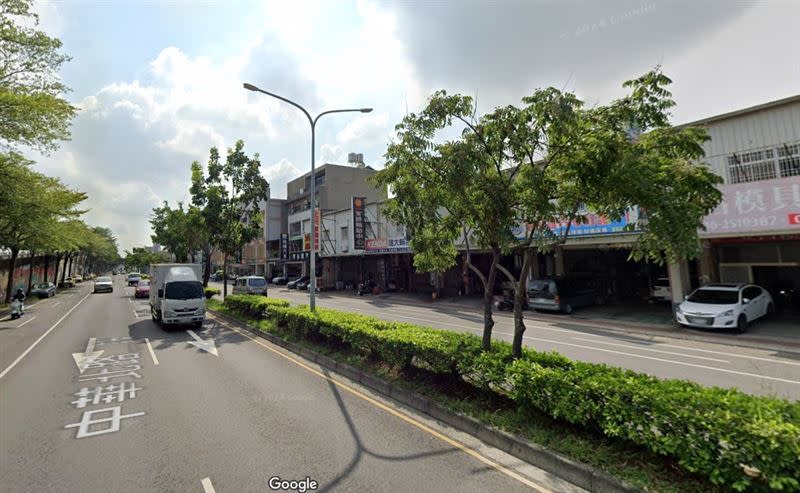 台南市中華北路二段的住宅區，逾期未辦理繼承土地面積達1,260.15平方公尺，土地總價最高。（圖／翻攝GOOGLE MAP）