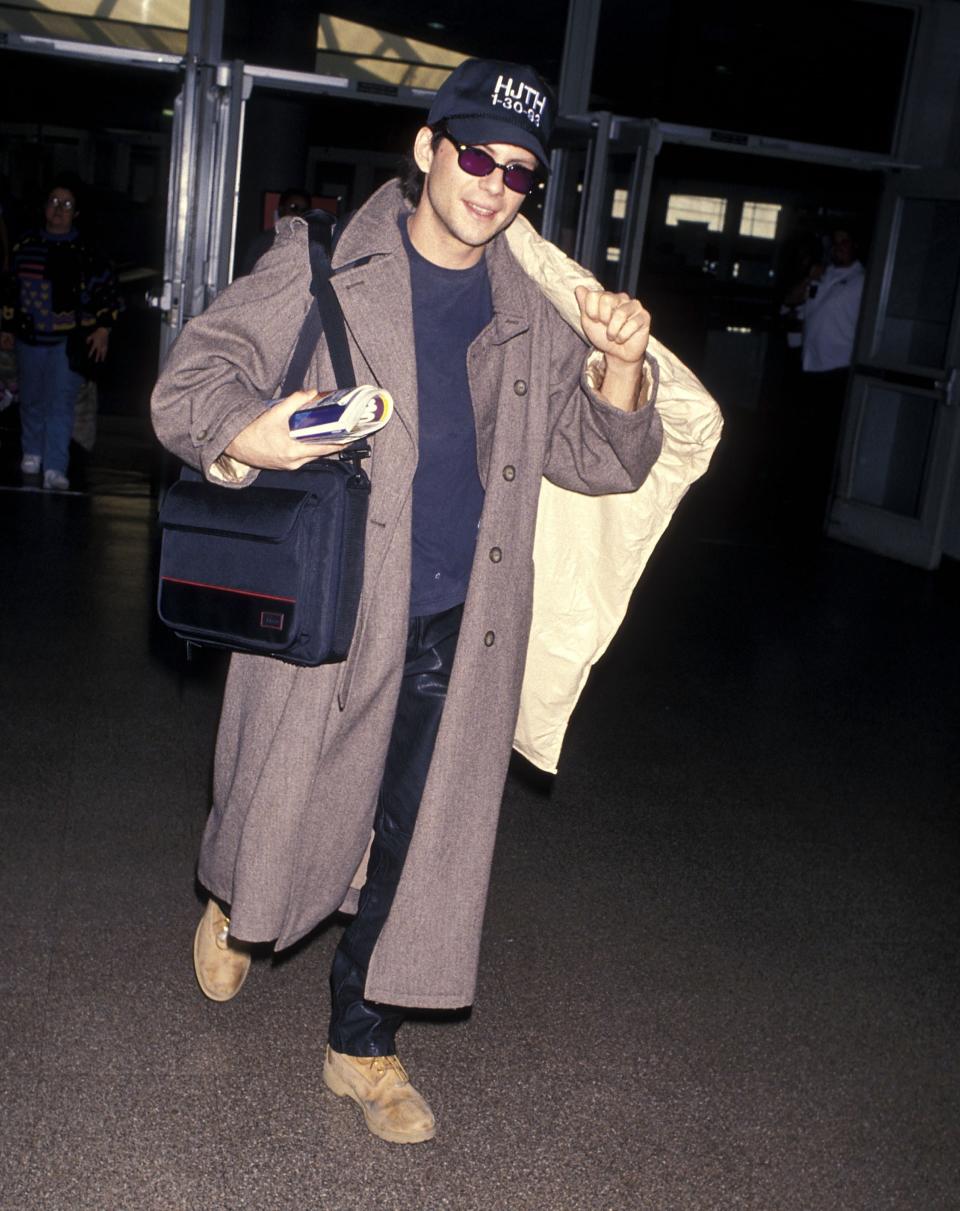 Brand Loyalty: Please Take in the Exquisite Beauty of Christian Slater's Baseball Cap Collection