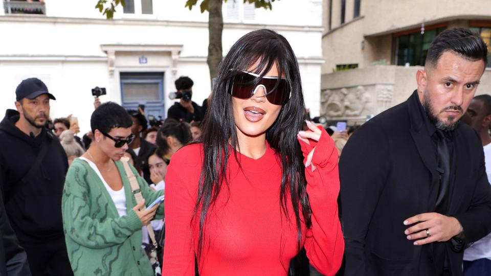 paris, france september 27 kylie jenner attends the acne studios womenswear springsummer 2024 show as part of paris fashion week on september 27, 2023 in paris, france photo by jacopo raulegetty images