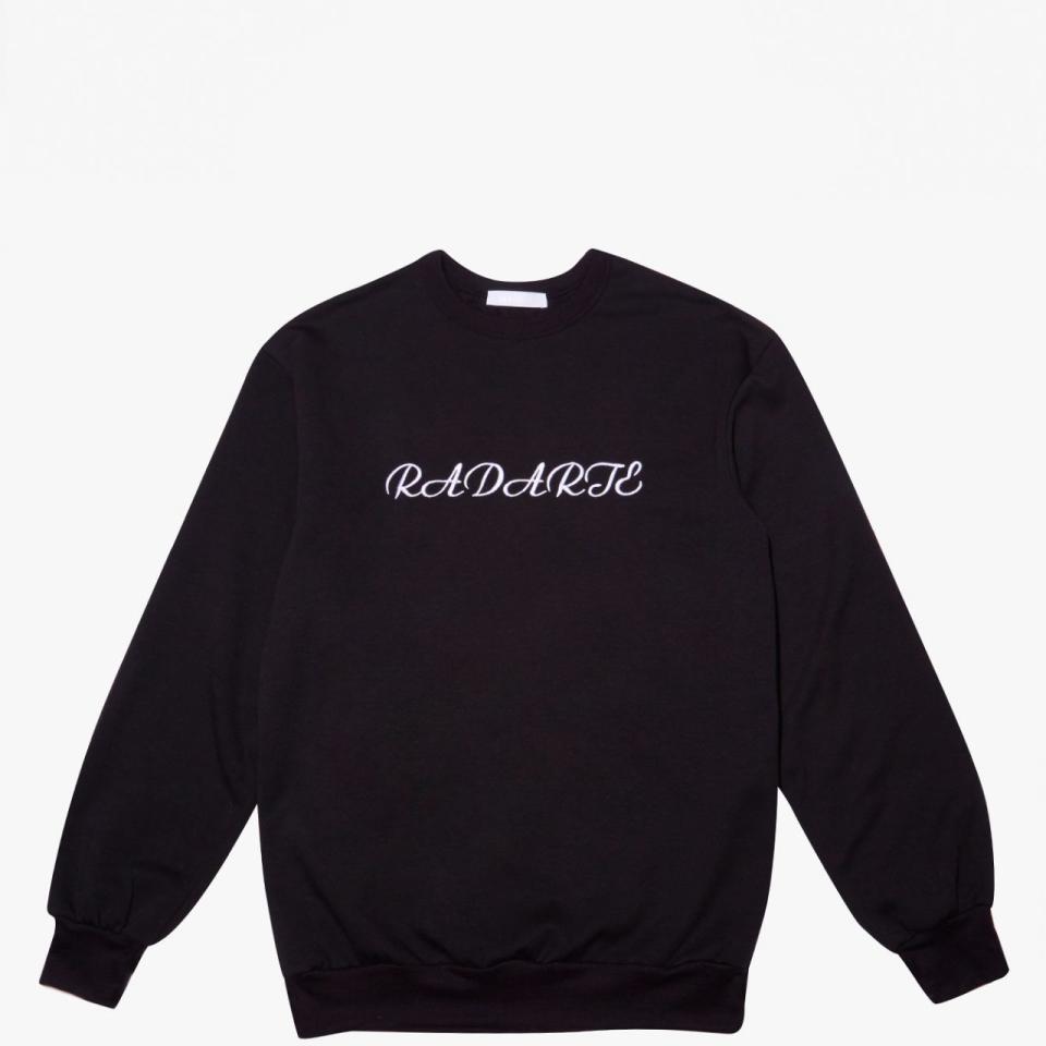 8) Embroidered Crewneck Sweater