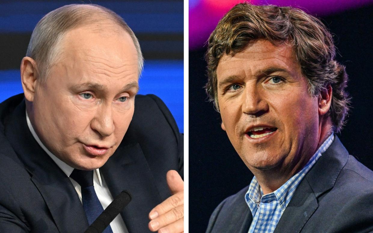 Putin has been interviewed by Carlson