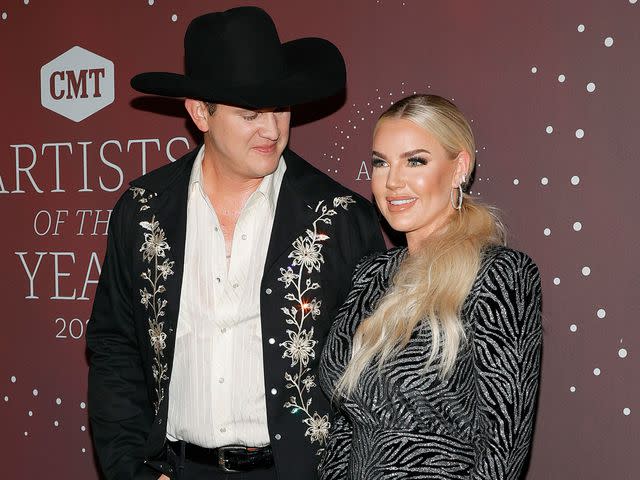 <p>Jason Kempin/Getty</p> Jon Pardi and his wife Summer Pardi attend the 2021 CMT Artist of the Year on Oct. 13, 2021 in Nashville, Tennessee.