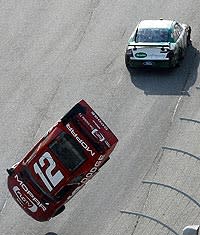 Carl Edwards' retaliation sent Brad Keselowski flying through the air at Atlanta