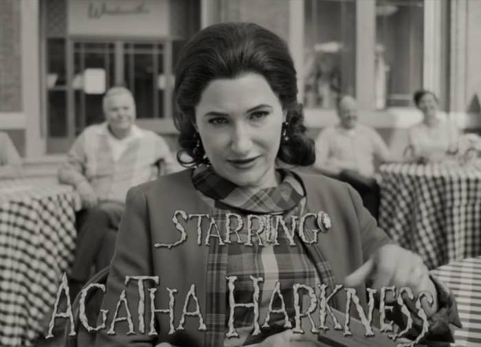 Agatha Harkness reveals her dark nature in "Wandavision"