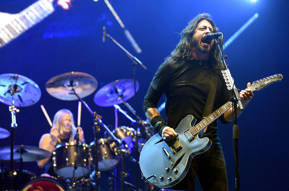 <p>The band’s <em>Concrete and Gold</em> was passed over for a nom for Best Rock Album. It’s their second album in a row to fail to be nominated in this category. The Foos have won four times in that category, more than anyone else. (Photo: Tim Mosenfelder/Getty Images) </p>
