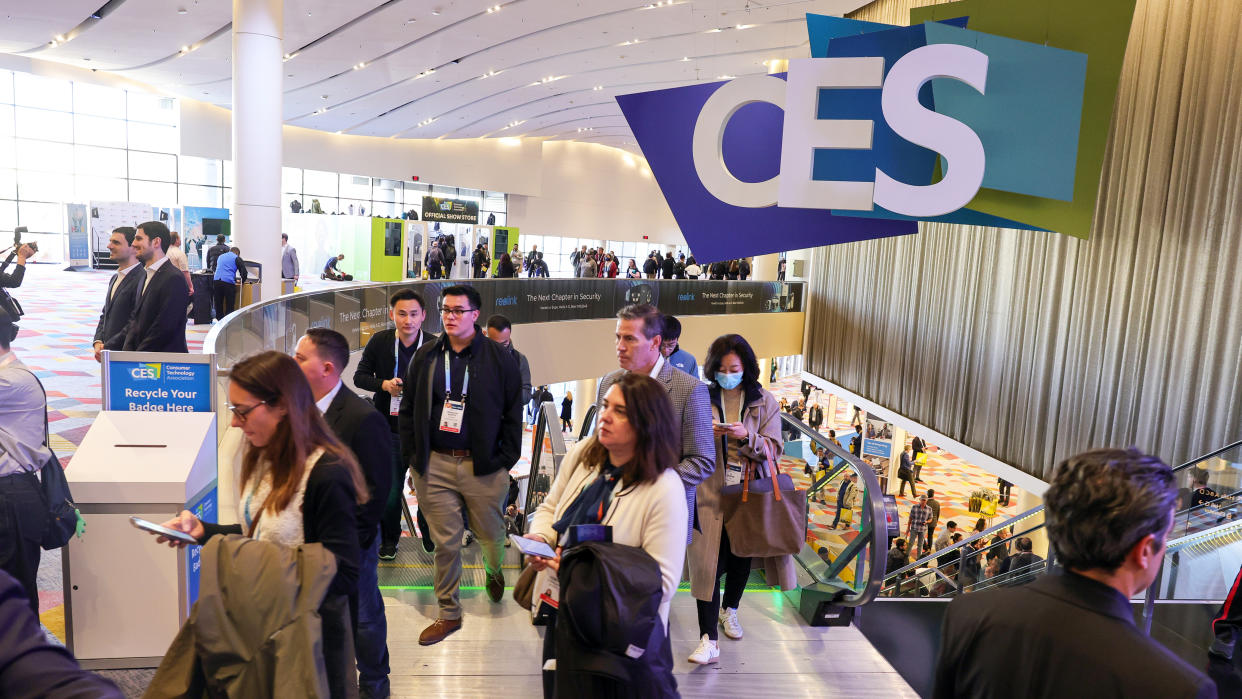  Ces 2024 show floor from getty images. 