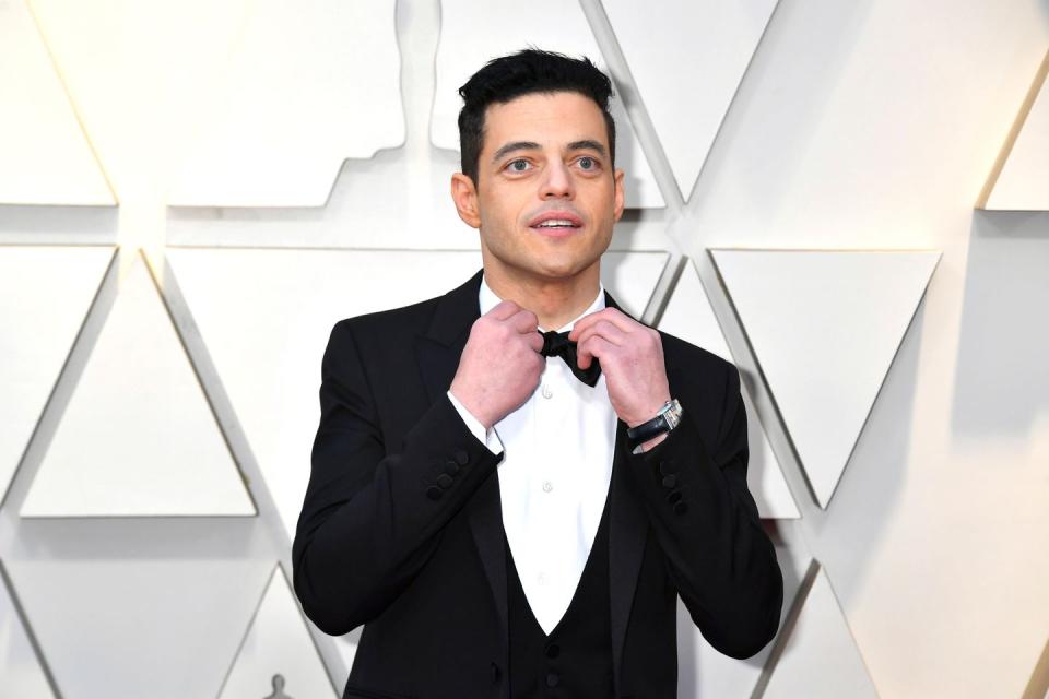 Rami Malek on the Oscars red carpet 2019