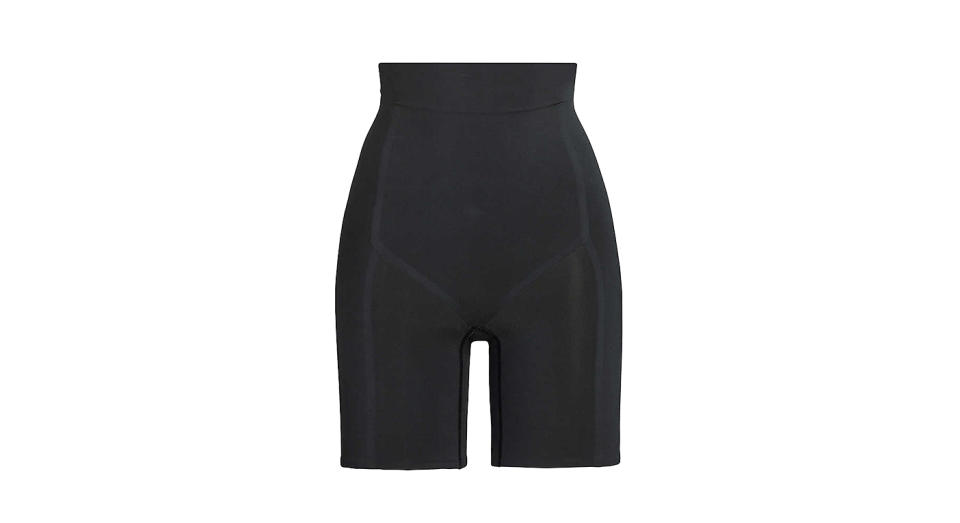 Contour Bonded high-rise stretch-woven shorts