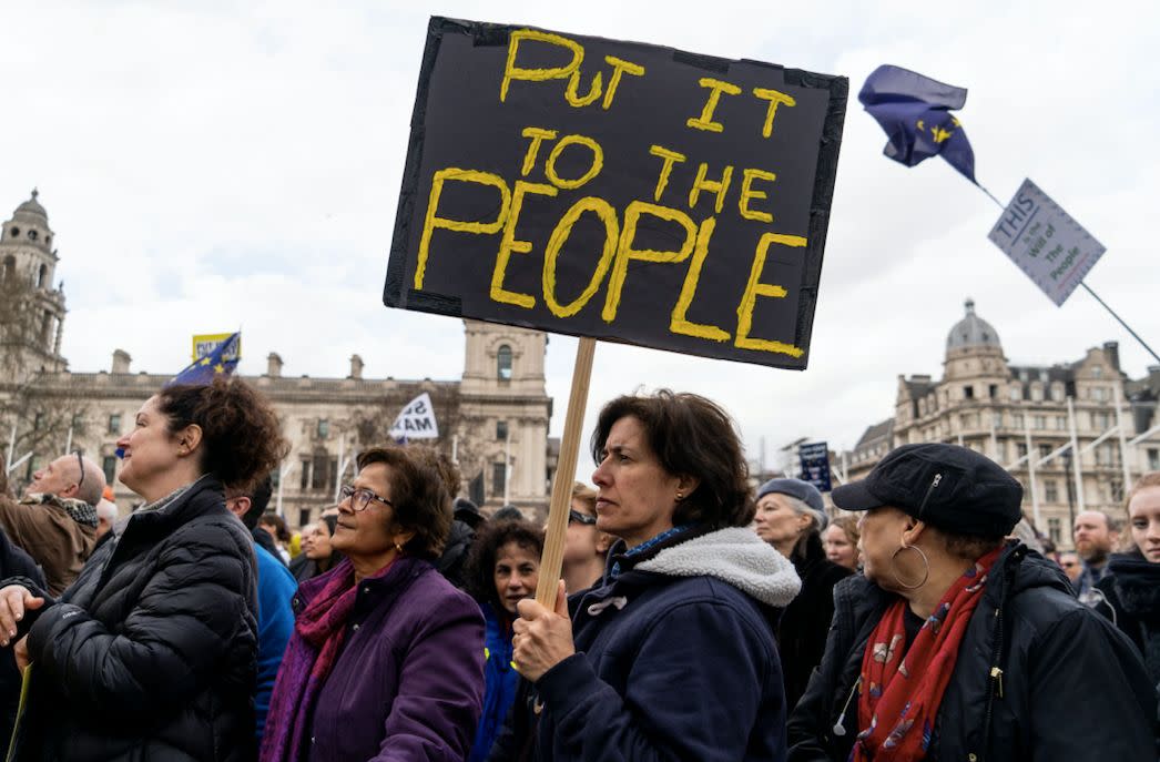 Remainers want a second vote on the Brexit deal (Getty)