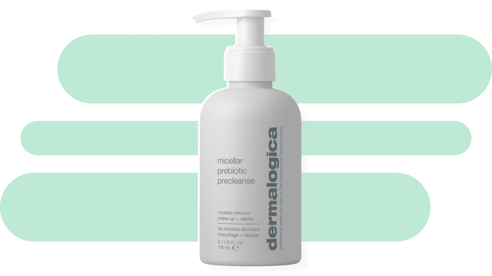 Reach for the Dermalogica Micellar PreBiotic PreCleanse as the first step in your skincare routine.