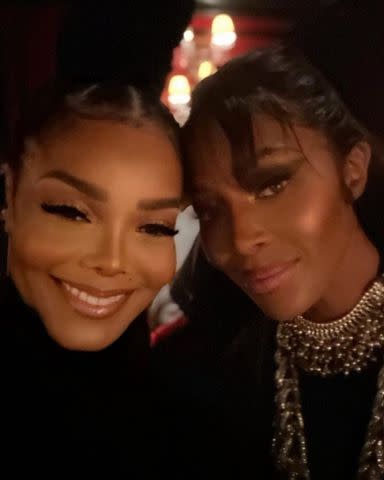 <p>Janet Jackson/Instagram</p> Janet Jackson (left) and Naomi Campbell