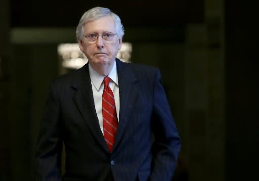 Senate Majority Leader Mitch McConnell said China was inciting 'chaos' in Hong Kong