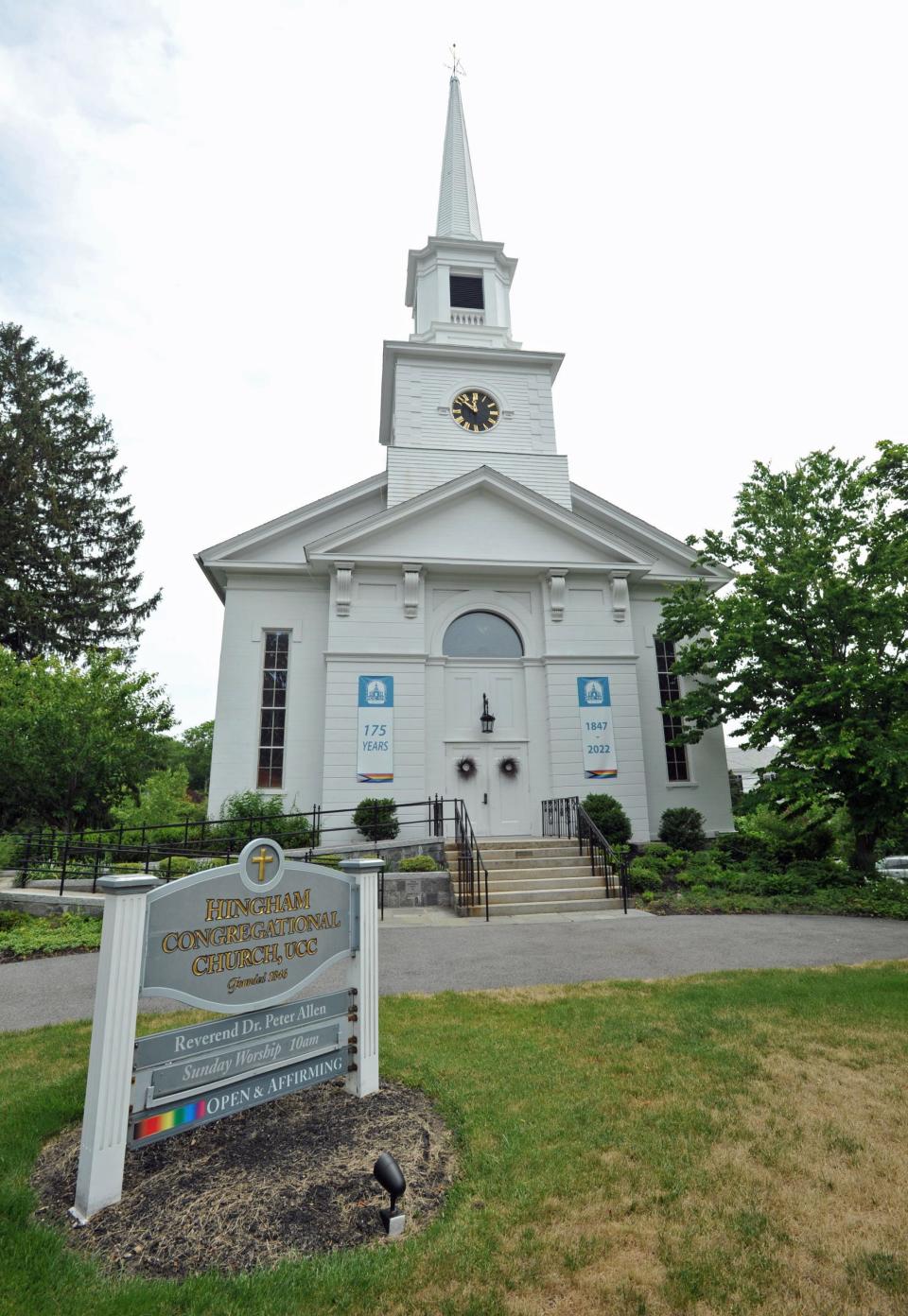 Hingham Congregational Church is celebrating its 175th anniversary. Thursday, June 8, 2023.