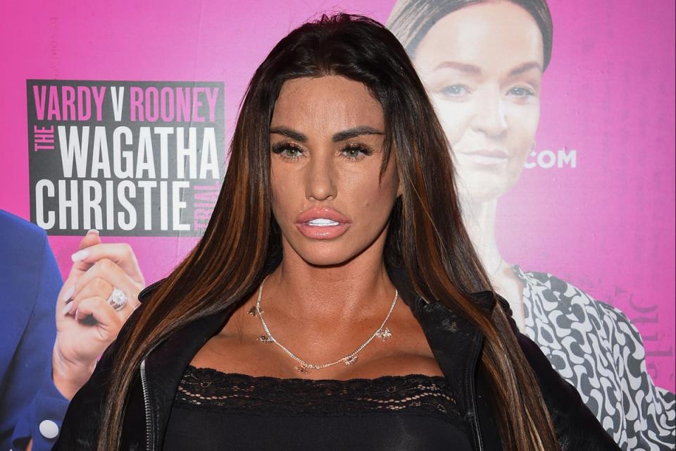 Peter Andre’s ex Katie Price said she would be ‘interested’ to appear on I’m A Celebrity All Stars (Getty Images)