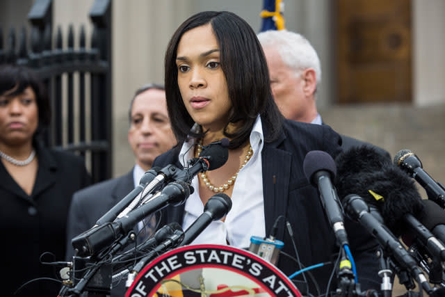 As six Baltimore police officers now face criminal charges, including one second-degree murder charge, in the death of 25-year-old Freddie Gray while in police custody, Beyonce is speaking out about the Baltimore riots. On Thursday, the 33-year-old pop star called for donations on Instagram, writing, "People are hurting. Join us in supporting the NAACP to help in the cleanup efforts and to provide housing, food and supplies to those affected by the unrest in Baltimore." WATCH: Baltimore Mom Who Pulled Son Out of Riots Speaks Out Beyonce also re-posted <em>Time Magazine</em>'s thought-provoking video cover to Instagram, which juxtaposes the violence and riots following the assassination of Rev. Dr. Martin Luther King Jr. in 1968 to the situation in Baltimore today. Beyonce isn't the only star who has responded to the unrest in Baltimore, which resulted in over 200 arrests, a reported 144 vehicle fires, 15 structural fires, and at least 15 injured officers. Many people like 53-year-old rapper MC Hammer congratulated Baltimore chief prosecutor Marilyn Mosby on the charges made against the Baltimore police officers. Getty Images ����Thank God for the courage and integrity of Marilyn Mosby. We proudly stand with you.���� #JusticeForFreddieGray pic.twitter.com/TT4nTrESOI— MC HAMMER (@MCHammer) May 1, 2015 WATCH: This Baltimore Mom Is Being Congratulated for Pulling Her Son Out of the Riots Baltimore actress Jada Pinkett Smith posted a moving letter to Facebook preaching non-violence as the residents of Baltimore search for answers. Baltimore!I know we are angry, I know we want to be heard. We want answers, we want justice but most of all we want...Posted by Jada Pinkett Smith on Monday, April 27, 2015 Baltimore native and Olympian Michael Phelps encouraged Baltimore residents to band together, tweeting. "I love our city. And it's truly a great city and I know we're better than this. We can get through this together!" I love our city. And it's truly a great city and I know we're better than this. We can get through this together! #BeMore— Michael Phelps (@MichaelPhelps) April 28, 2015 And on Tuesday, President Barack Obama gave a statement on the Baltimore unrest. Watch President Obama speak on the situation in Baltimore. http://t.co/T3t6ptxmaZ— The White House (@WhiteHouse) April 28, 2015 You can donate to the NAACP cleanup and assistance efforts here. WATCH: Jamie Foxx, Diddy, Gabrielle Union & More Celebs React to Eric Garner Decision