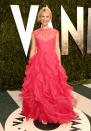 Golden Globe winner Claire Danes ("Homeland") looked like a delicious snowcone in her strawberry-hued Valentino dress.