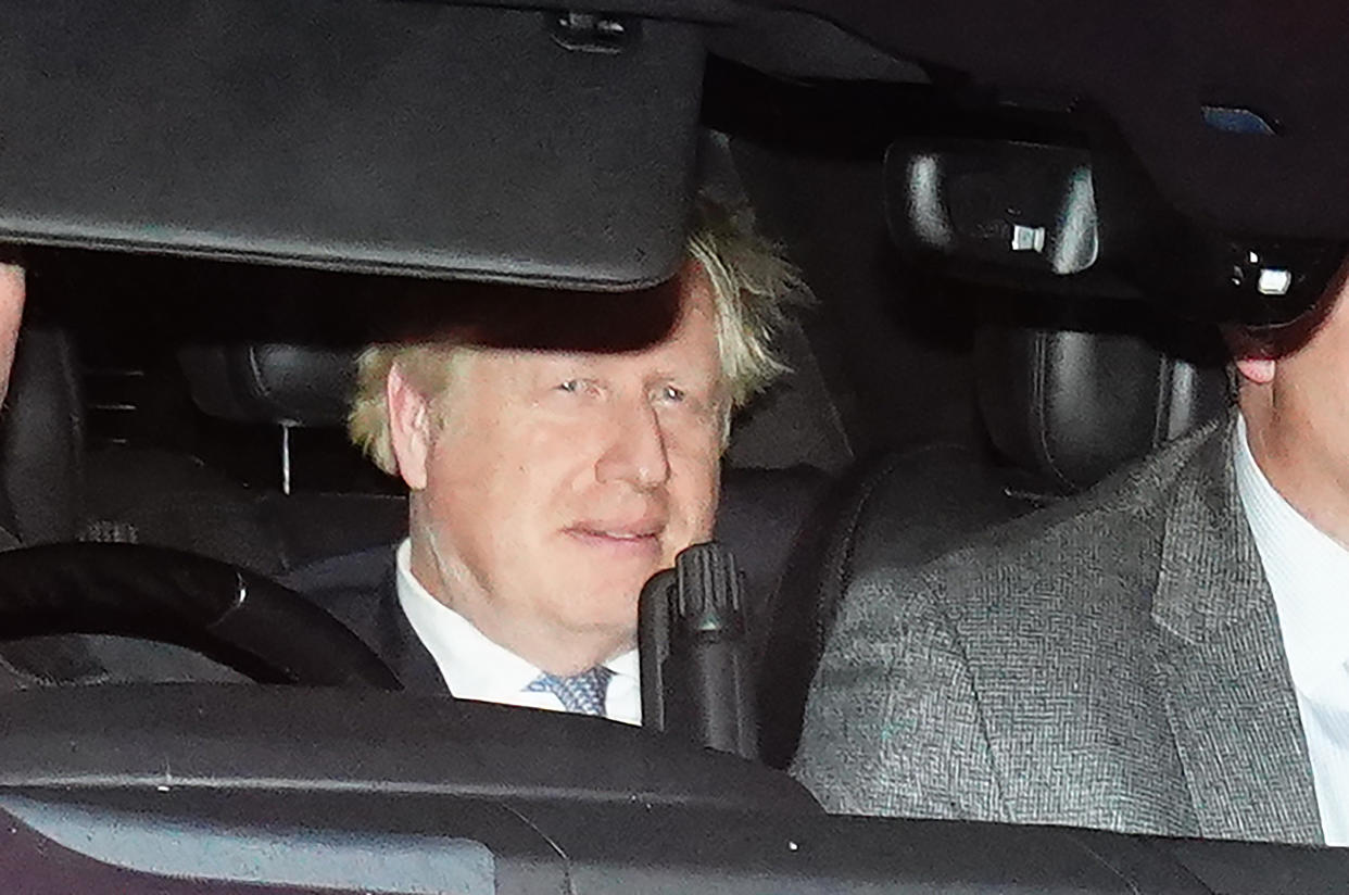Boris Johnson is reportedly plotting a political comeback if the Tories continue to flounder in the polls. (Getty/PA)
