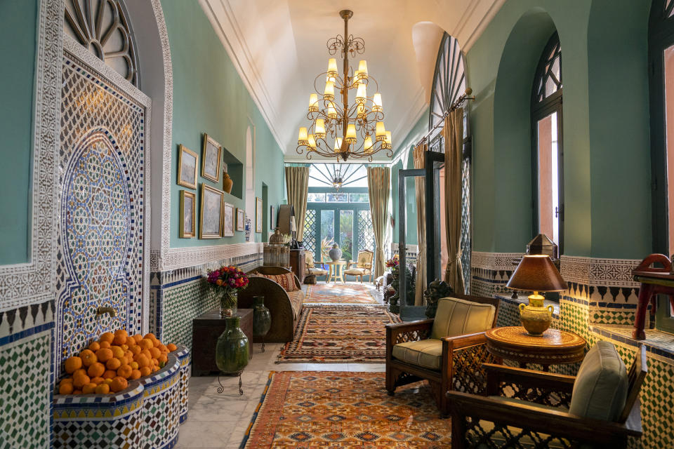 La Mamounia Hotel in Marrakech, Morocco.  (Nicole Rivelli / Netflix)