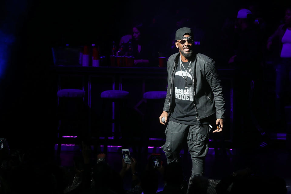 R. Kelly performs in concert at The Bass Concert Hall in Austin, on March 3, 2017.