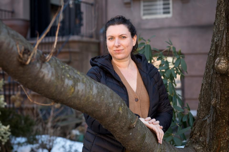 Theater director Annie Dorsen photographed in Brooklyn.