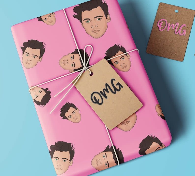 3) Harry Styles Gift Wrap