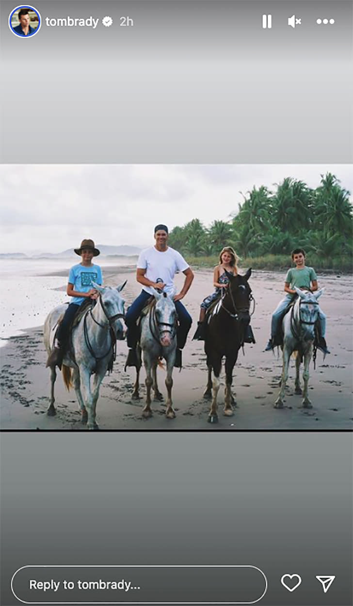 Tom Brady and His Kids