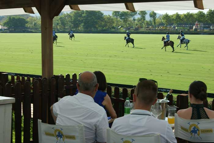 Terrazas privadas en el Torneo Internacional MANSION de Polo, en Sotogrande