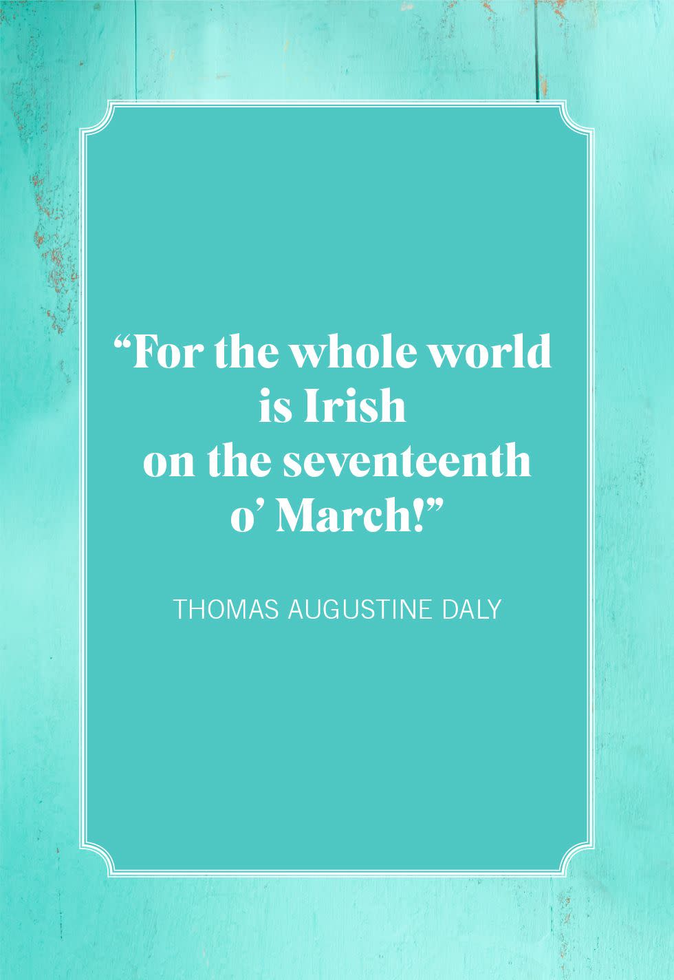 st patricks day quotes thomas augustine daly