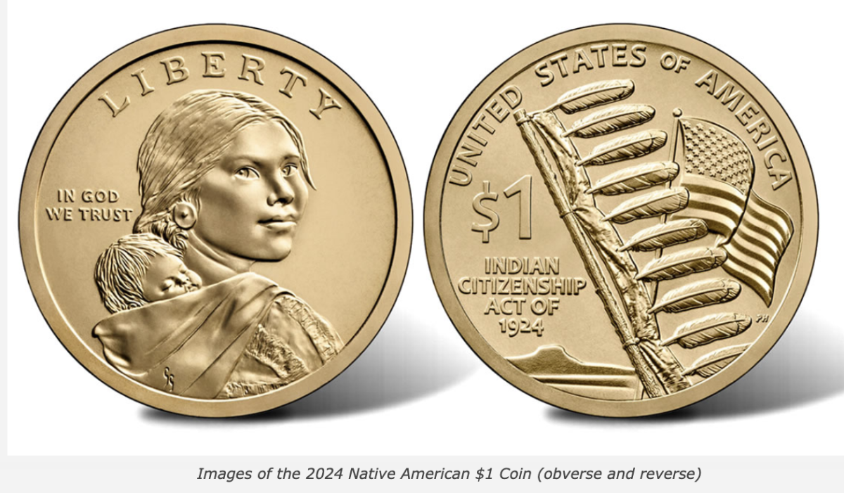 2024 Native American Coin To Commemorate 100 Years Of Citizenship For   5e99b6e4a33949b519c1b254a8ee4183