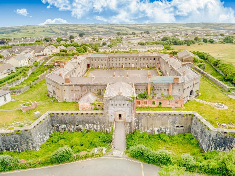 The Grade II listed Defensible Barracks in Pembroke, on the market for a guide price of £500,000 (Strutt & Parker)