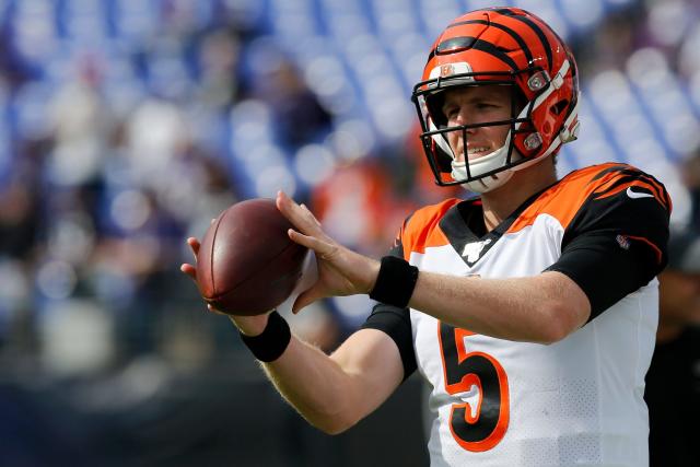 Bengals announce Ryan Finley will start vs. Steelers