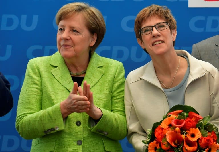 Annegret Kramp-Karrenbauer, dubbed the "Merkel of Saarland" by German media, is expected to be formally appointed to the top role next month
