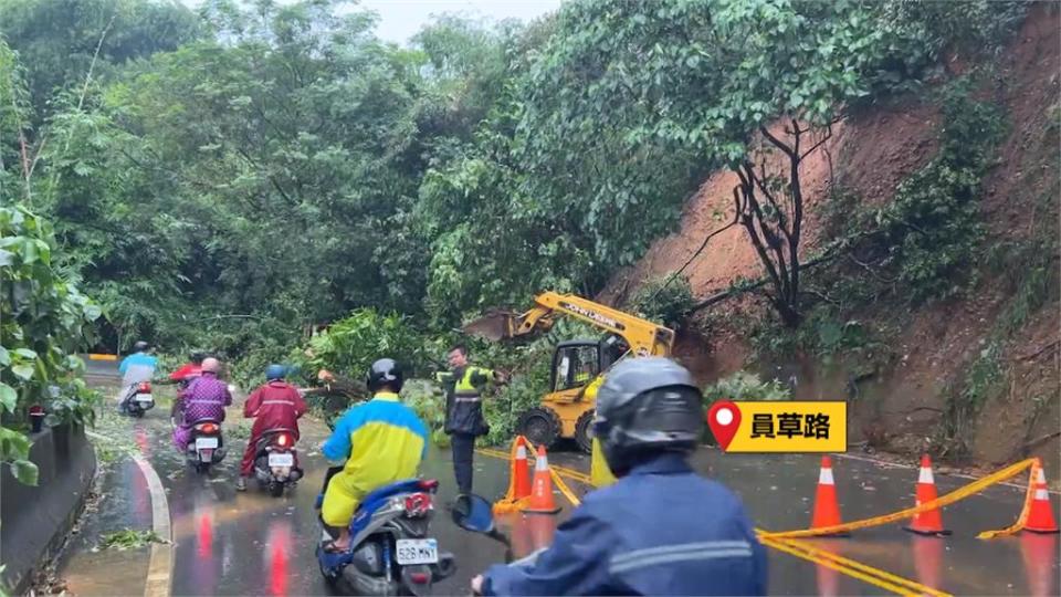 午後豪雨彰化又淹了！　員林水淹20cm　百年石階變瀑布