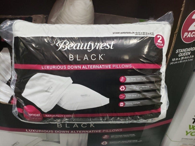 Pillow in packaging