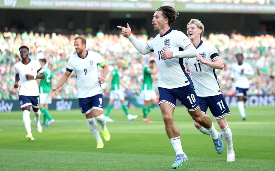 The Man City star scored in Dublin for England earlier this season (Getty Images)