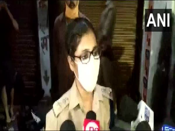 Shalini, DCP (North) talking to reporters about the shooting incident in Lucknow on Saturday.[Photo/ANI]