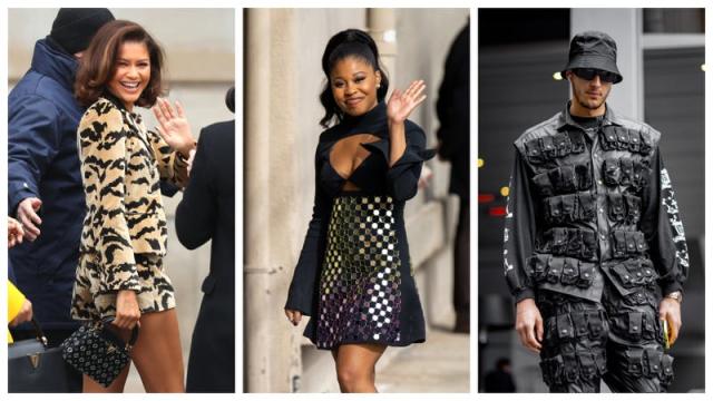 6 Stylish Black Celebrity Couples Spotted At The Louis Vuitton Show In  Paris