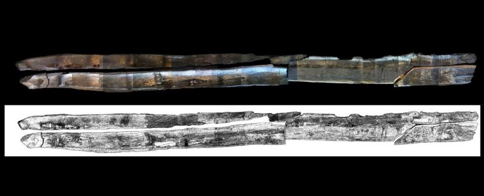 The last canoe had additional reinforcement marks, meaning the creators were trying to make it as sturdy as possible, the researchers said. Gibaja et al., 2024/PLOS One