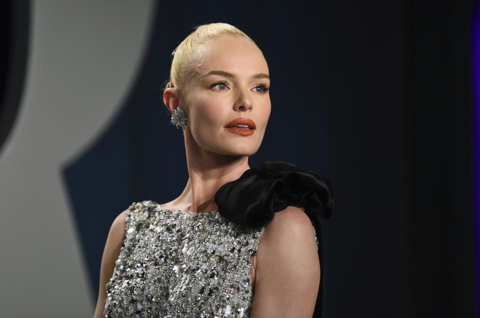 FILE - Kate Bosworth arrives at the Vanity Fair Oscar Party on Sunday, Feb. 9, 2020, in Beverly Hills, Calif. Bosworth turns 37 on Jan. 2. (Photo by Evan Agostini/Invision/AP, File)