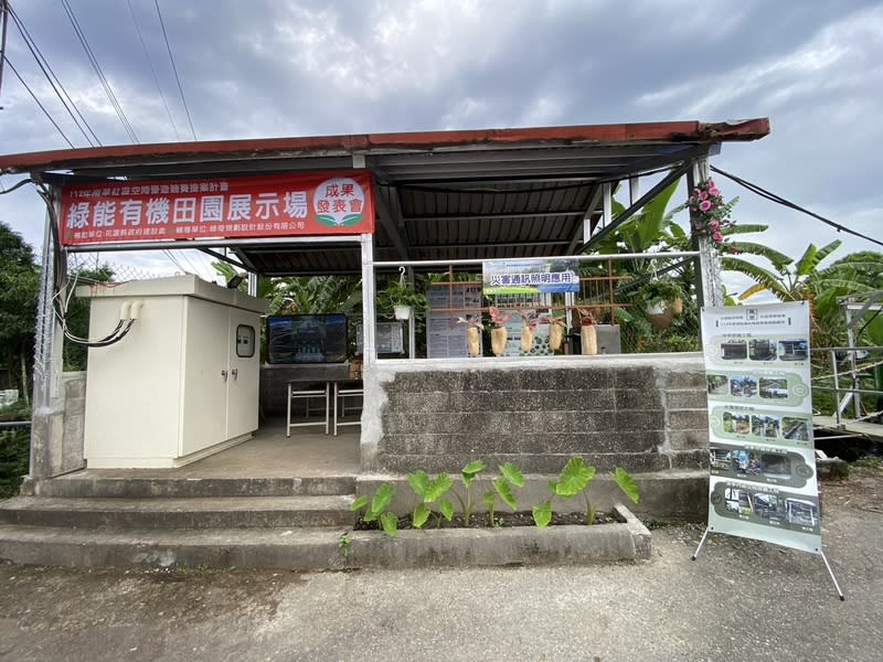 花蓮吉安鄉南華社區  綠能發電示範 花蓮吉安鄉南華社區利用水圳的水力發電，加上太陽 能板，1個月大約產生300度電力，完全是綠能發電， 作為防災緊急用電，非常難能可貴，也是社區節能減 碳愛地球的表現。 （花蓮縣吉安鄉南華社區發展協會提供） 中央社記者李先鳳傳真  113年6月12日 