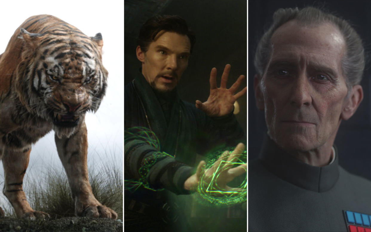 'The Jungle Book', 'Doctor Strange', 'Rogue One' (Credit: Disney)