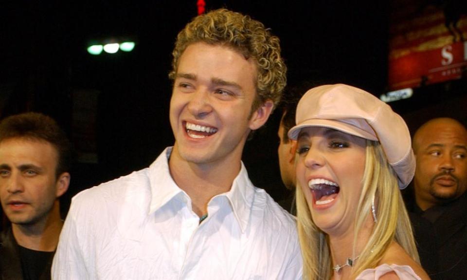 Justin Timberlake and Britney Spears in 2002