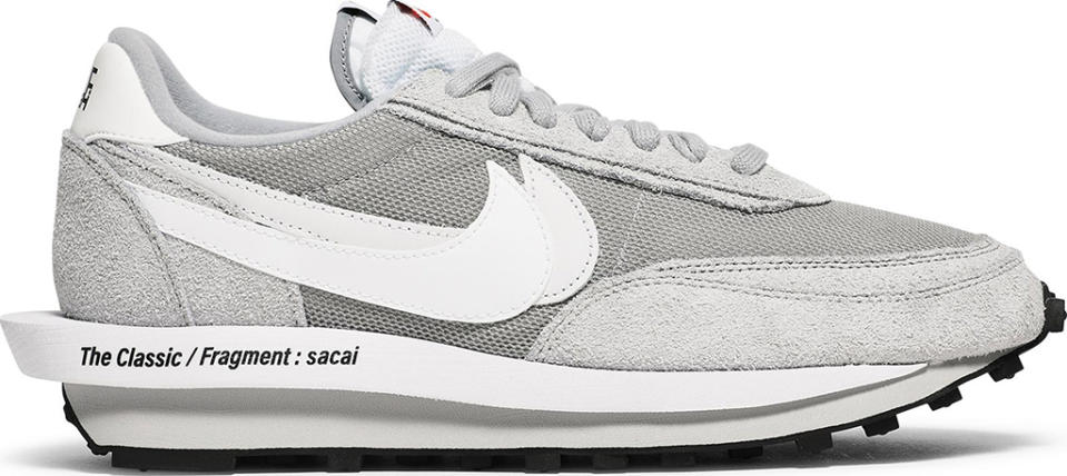 Sacai x Fragment x Nike LDV Waffle. - Credit: Courtesy of GOAT