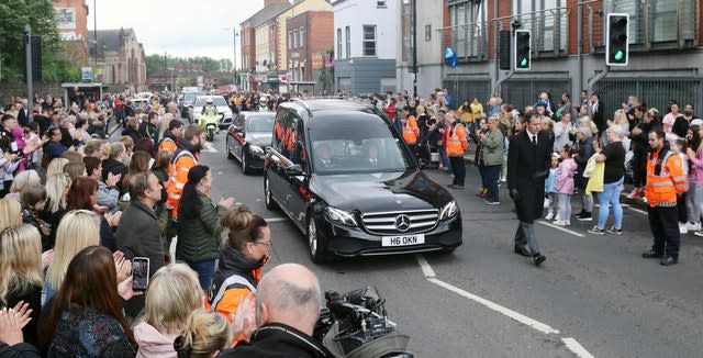 Noah Donohoe funeral