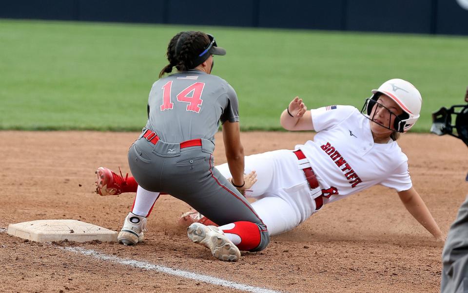 Spanish Fork plays Bountiful in the 5A softball championship game at the Miller Park Complex in Provo on Friday, May 26, 2023. Spanish Fork won 8-4. | Kristin Murphy, Deseret News