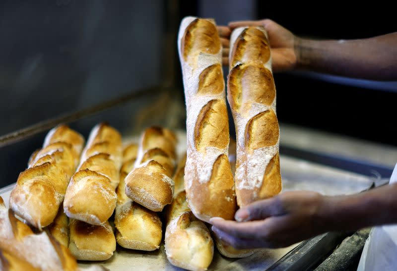 FILE PHOTO: France's famed baguettes seek UNESCO heritage title