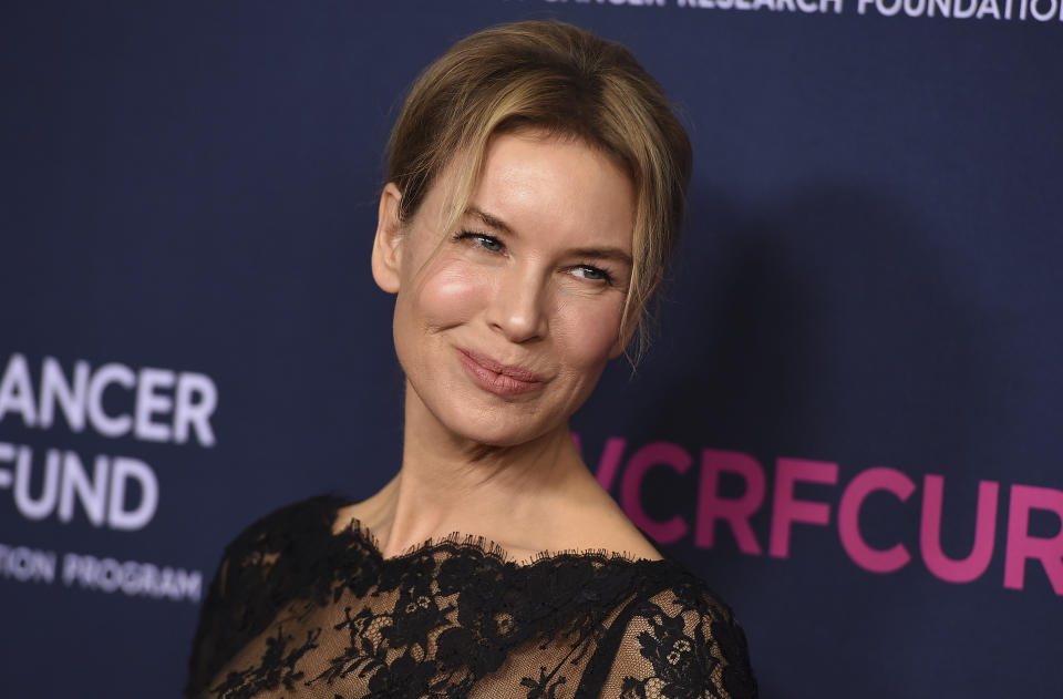 FILE - Renee Zellweger attends the 2020 An Unforgettable Evening in Beverly Hills, Calif. on Feb. 27, 2020. Zellweger will star in the new true-crime limited series “The Thing About Pam," inspired by episodes of "Dateline NBC." (Photo by Jordan Strauss/Invision/AP, File)