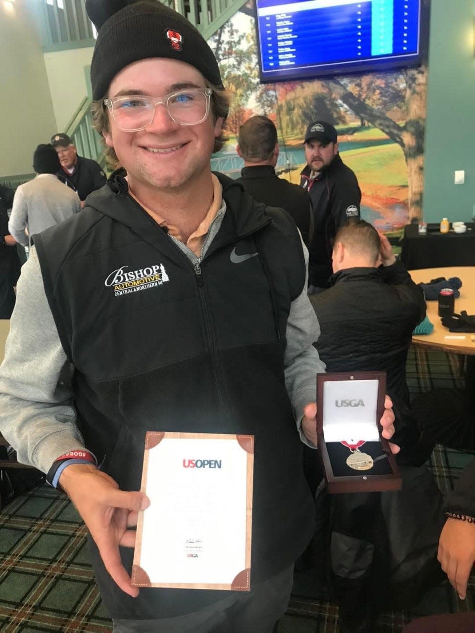 Cheboygan's PJ Maybank III took first place at a United States Open local qualifier golf event at Muskegon Country Club on Monday. Maybank now advances to the sectional qualifier, which will be held in Ohio on June 5.